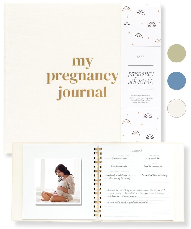 Lamare Pregnancy Journal for First Time Moms – Pregnancy Planner, Sonogram Photo Album & Pregnancy Scrapbook for Expecting Moms – First Time Mom Gift, Pregnancy Must-Have - Image 1